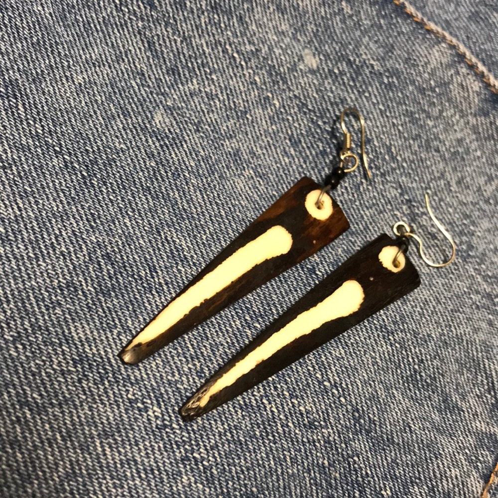 Wooden earrings